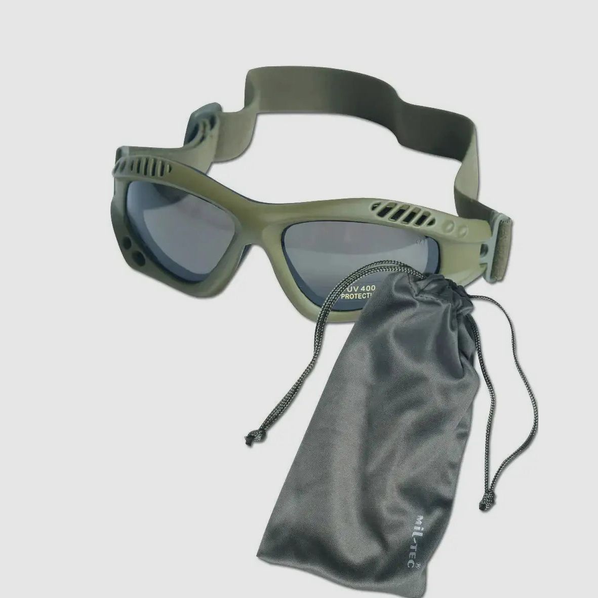 Mil-Tec Mil-Tec Schutzbrille Commando Air Pro smoke - Oliv