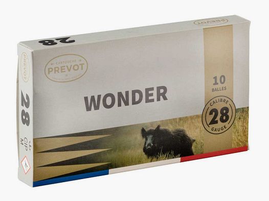Cartucce Prévot con proiettile wonder - Cal. 28/70