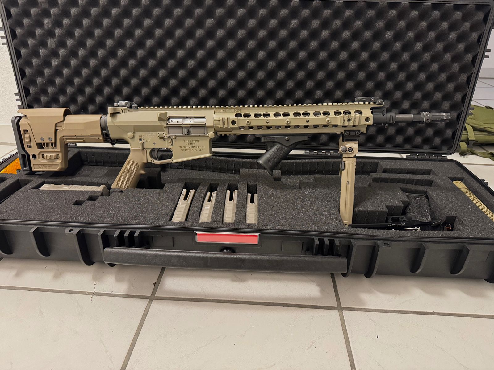 Rarität!!! VFC KAC SR25 M110K1 ECC GBB HPA!!!