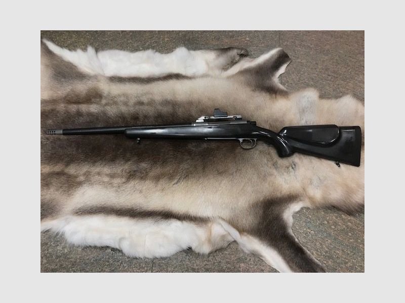 Christensen Arms Carbon bolt-action rifle with muzzle brake caliber 9.3x62 ZF Docter Sight used set (2.6 kg), image 1 of 4