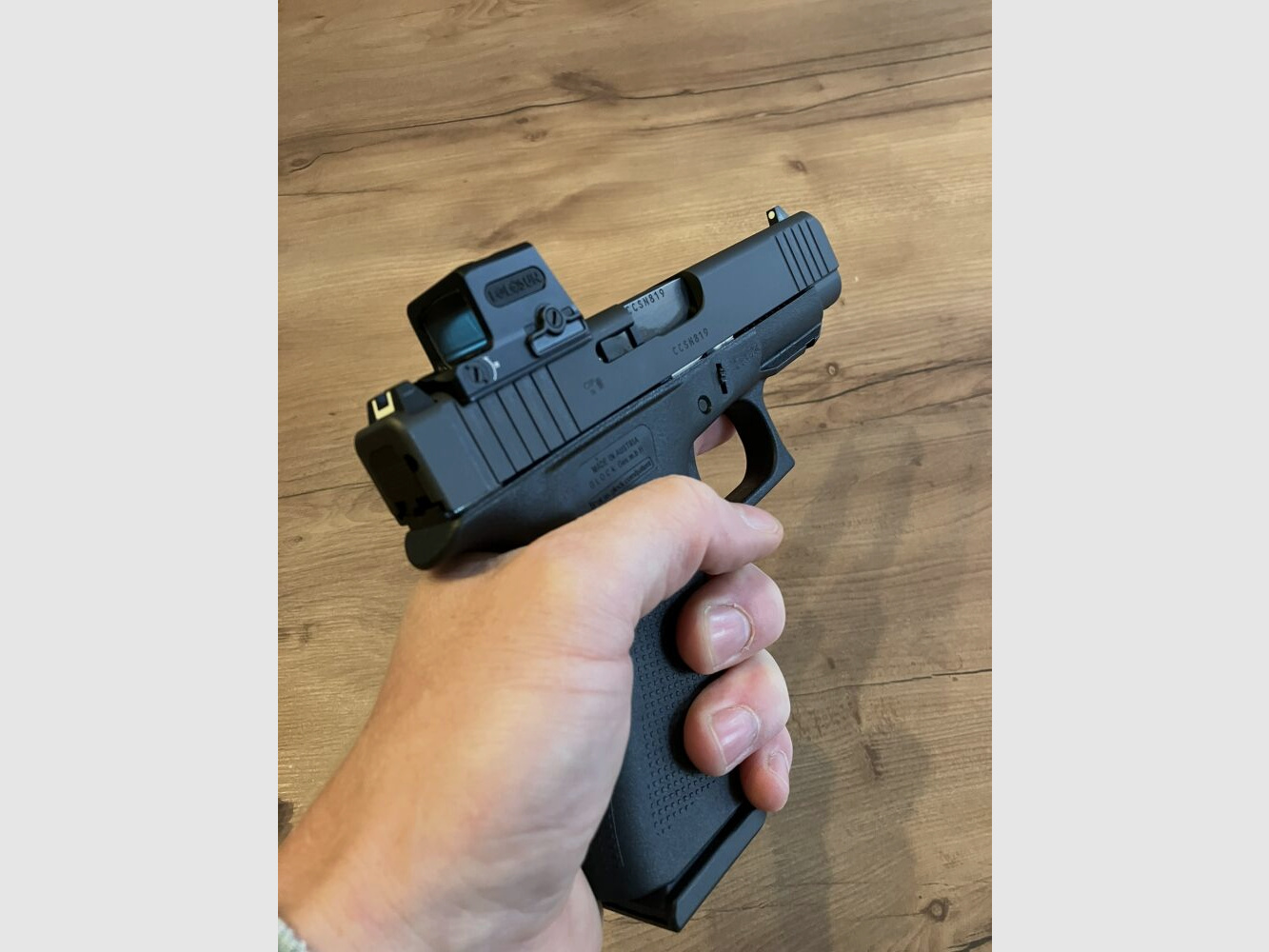 Glock 48 MOS inkl. Holosun Rotpunkt	 9mmLuger