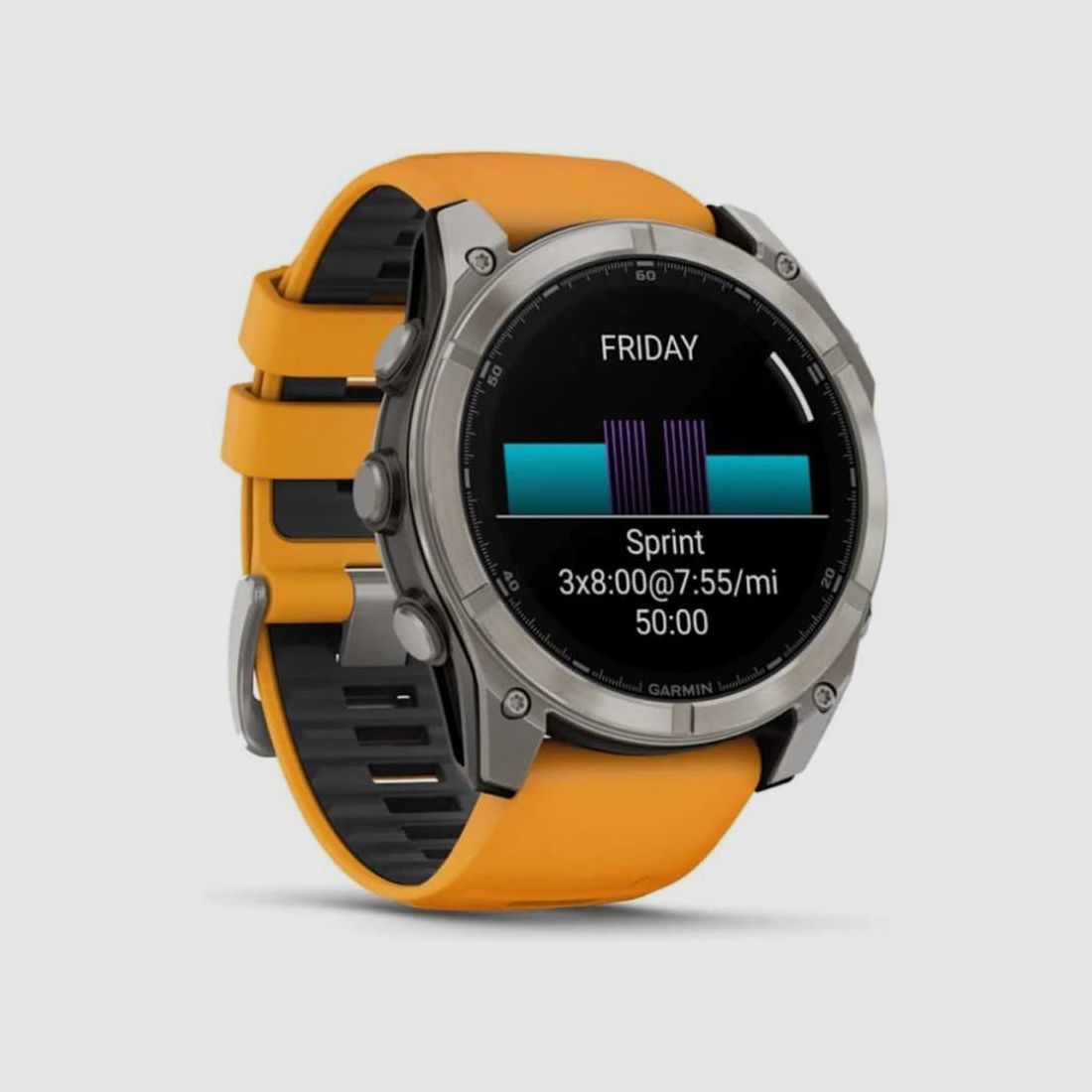 Garmin fēnix® 8 Horloge - 47 mm, AMOLED Zwart Titanium, afbeelding 5 van 8