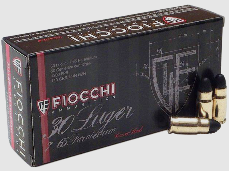 Fiocchi 7,65mm Parabellum / 30 Luger FMJ – 50er Pkg