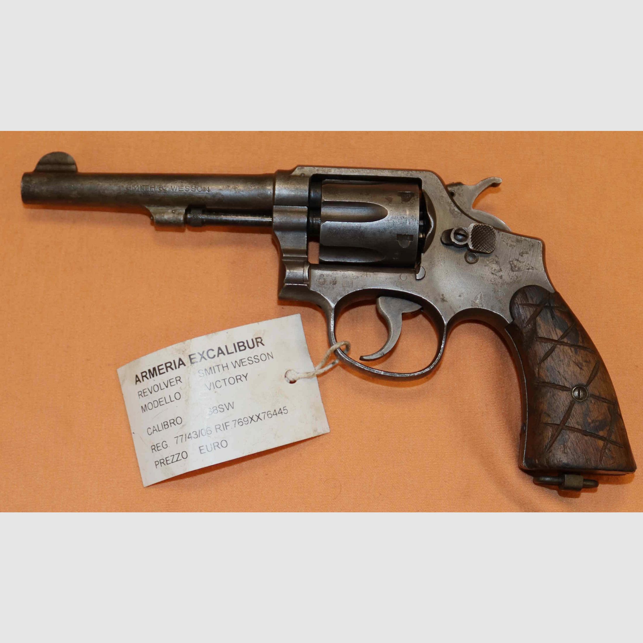 Revolver Smith & Wesson Modell Victory Kaliber 38SW, Bild 3 von 8