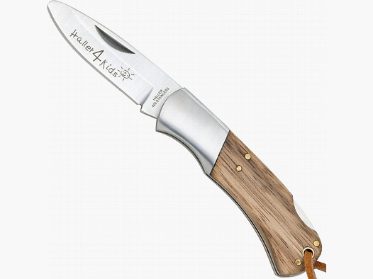 Couteau de poche pour enfants en bois de zèbre