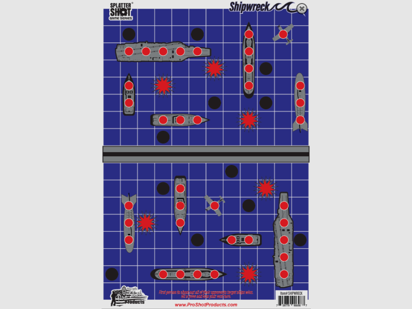 Pro Shot – Bersaglio reattivo 12"x18" GS-SHIP-8PK