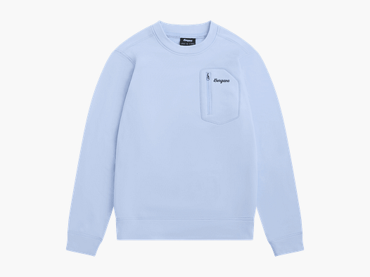 Bergans Midtli Midlayer Sweatshirt Donna Cool Blue M