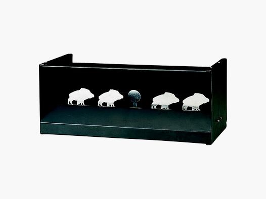 Luftgewehr-Klapp-Zielscheibe "IndoorHunter Wildschwein"