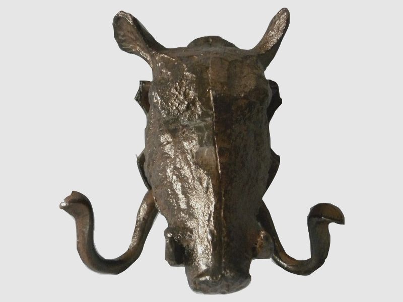 Lovergreen decoration motif boar head hook