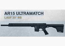 Schmeisser AR-15 Mod. ULTRAMATCH, 20 inch Bull Barrel loop geblauwde, M-LOK handbescherming (vrijdragend)