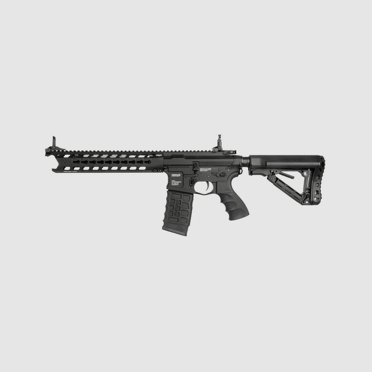 G&G GC16 Predator with ETU in black Airsoft S-AEG free from 18