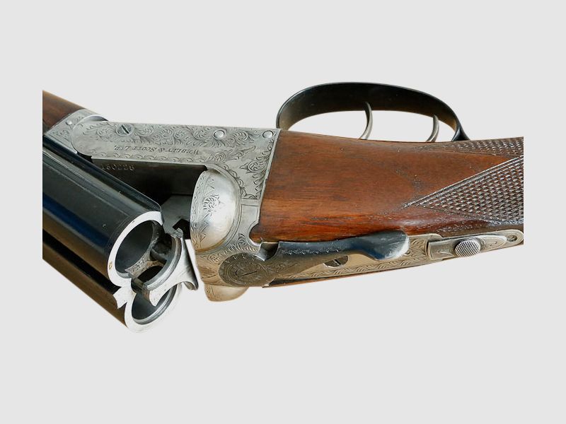 Fusil à deux canons Webley & Scott, cal. 12/65