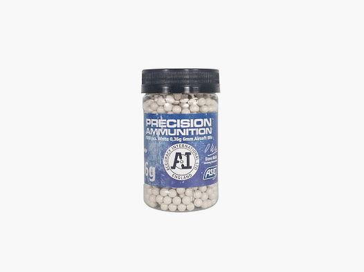 Billes 0.36G Accuracy Blanches en pot de 1000