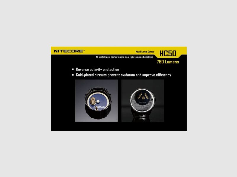 Nitecore HC50 linterna frontal 760 lúmenes, imagen 21 de 25