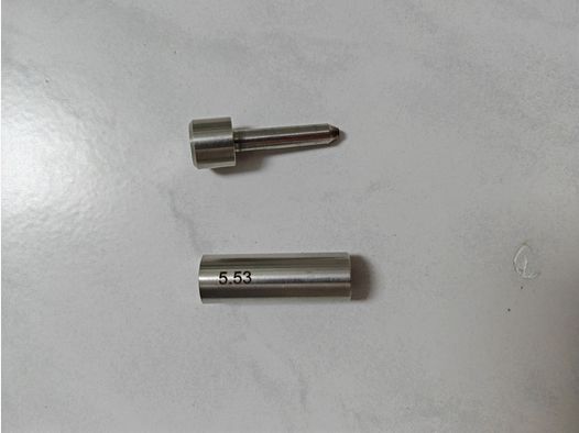 Pellet / Diabolo / Slug Sizer für .22 / 5,53 mm (.218) aus Edelstahl | hochpräzise per CNC gefräst! NEUwertig