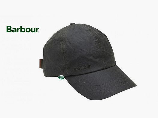 BARBOUR Kapelusz z szerokim rondem Wax Sports sage
