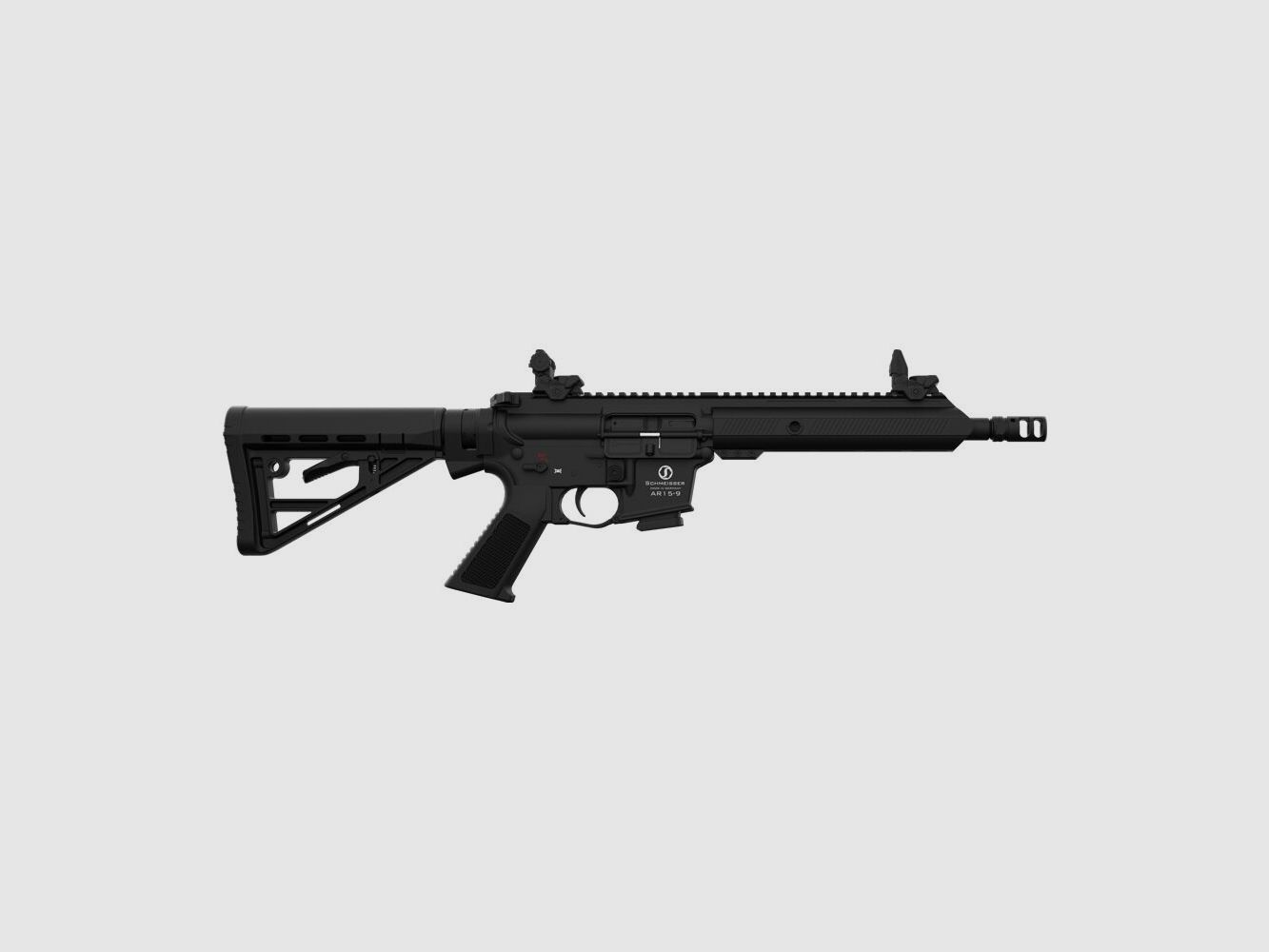 Schmeisser mit Optik Falke SL Büchse AR15-9 Sport 10,5"