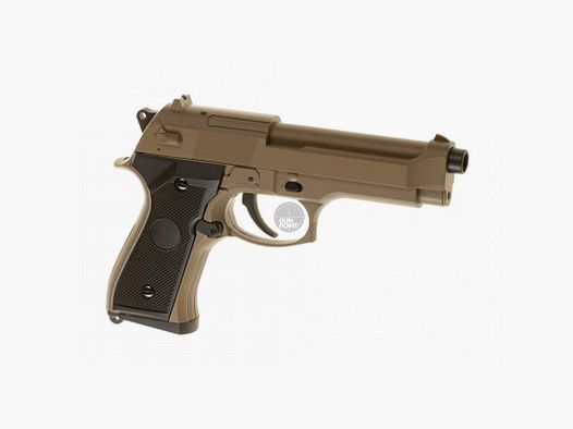 Softair - Pistola - Cyma CM126 AEP-Tan - da 14 anni, sotto 0,5 Joule