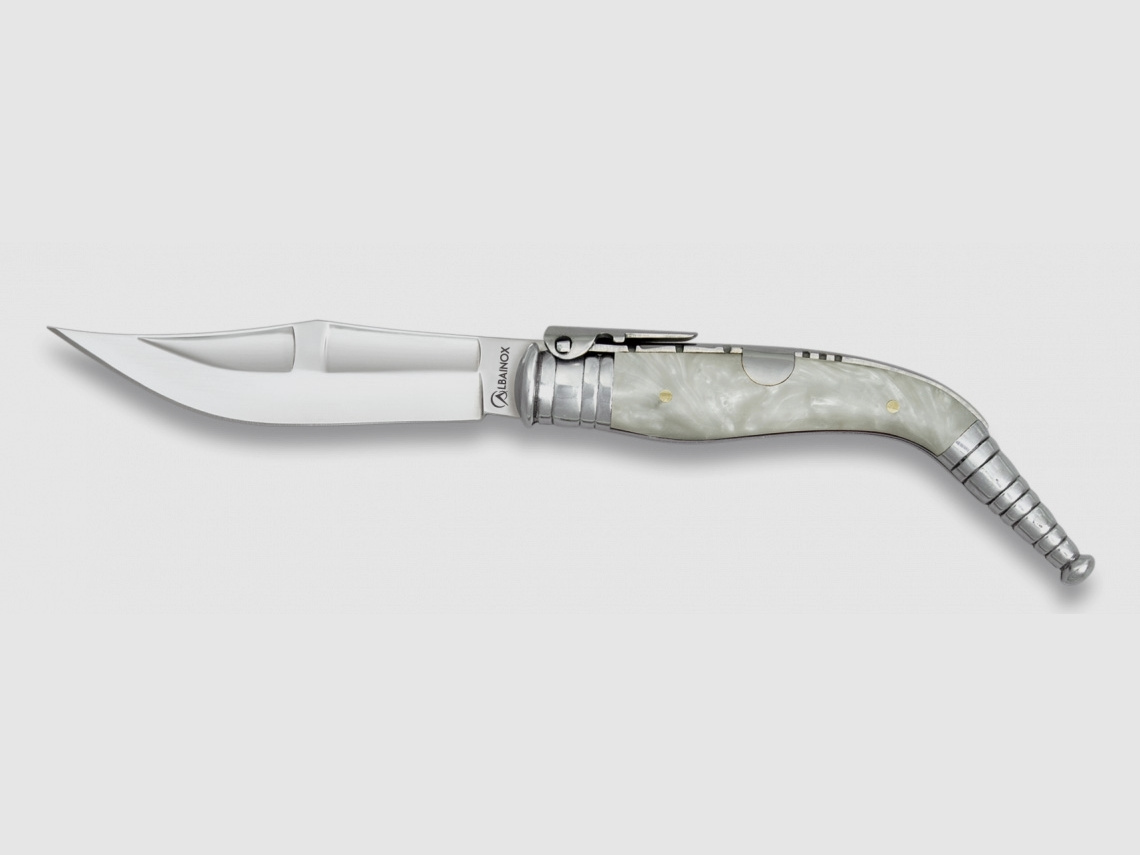 Couteau de poche espagnol Navaja 9 cm imitation nacre
