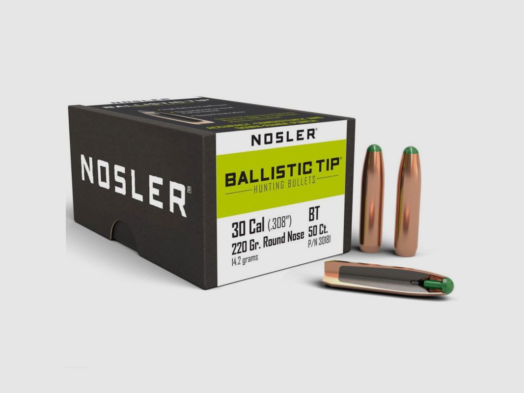 NOSLER Kal. 30 GR 220 RN QT 50