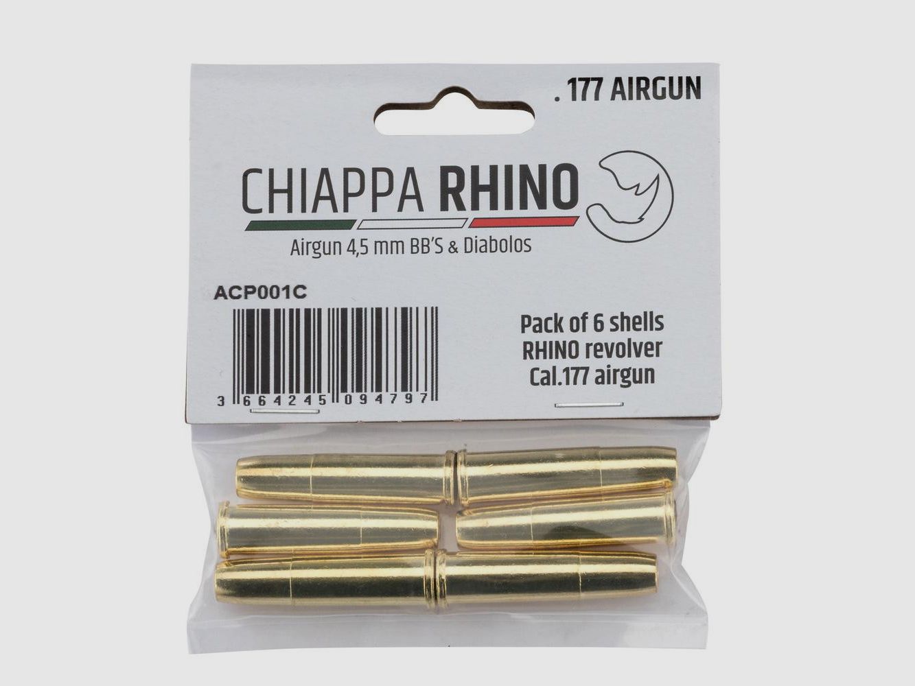 Pack mit 6 Hülsen 4,5mm BBs BO Manufacture Arms - Kompatibel mit Rhino CO2 - Präzises und Zuverlässiges Nachladen, Bild 2 von 2