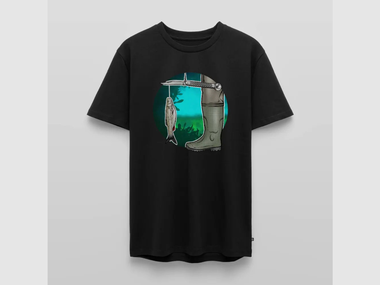 PUMA Men´s Premium T-Shirt „Waagemesser – Petri Heil"