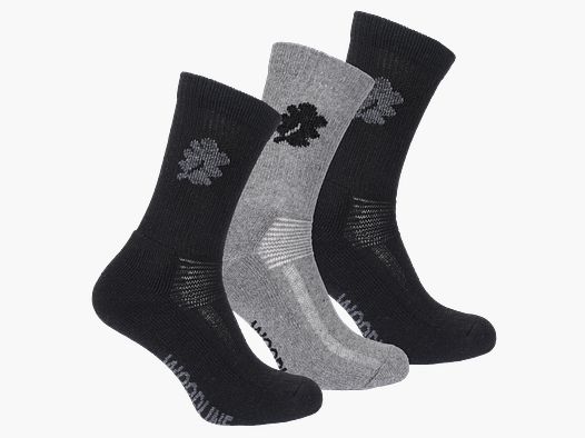 Woodline Allround Socken Merinowolle 3er-Pack 35-39