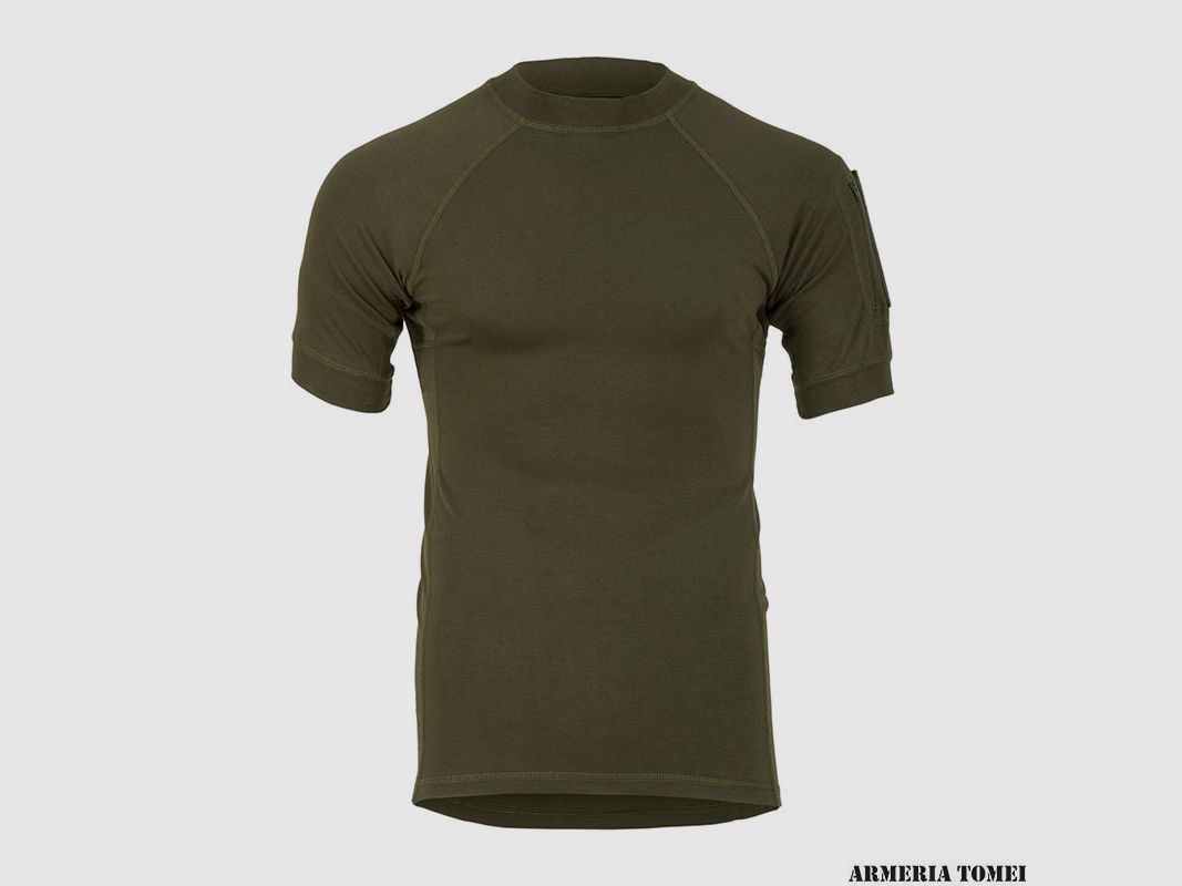 DEFCON 5 – HIGHLANDER COMBAT SHIRT KORTE MOUWEN MET ZAKKEN (OD GROEN), afbeelding 1 van 7