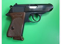 Halbautomatische Pistole, Walther PPK, Kal. 9 mm Kurz, braune Griffschalen, wie neu       #82