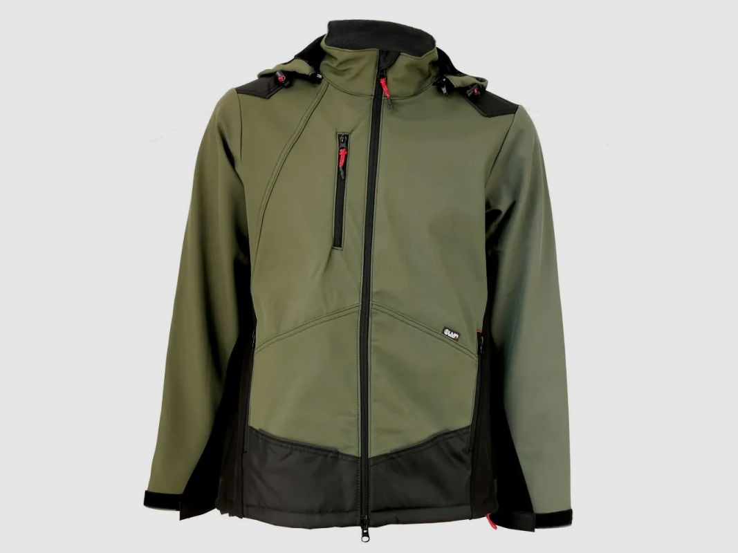 Giacca Softshell River polare in poliestere kaki nera M a 3XL, immagine 12 di 14
