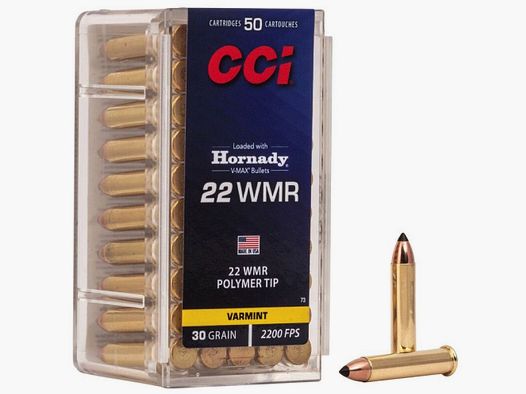 CCI V-Max 30grs 50St .22wmr