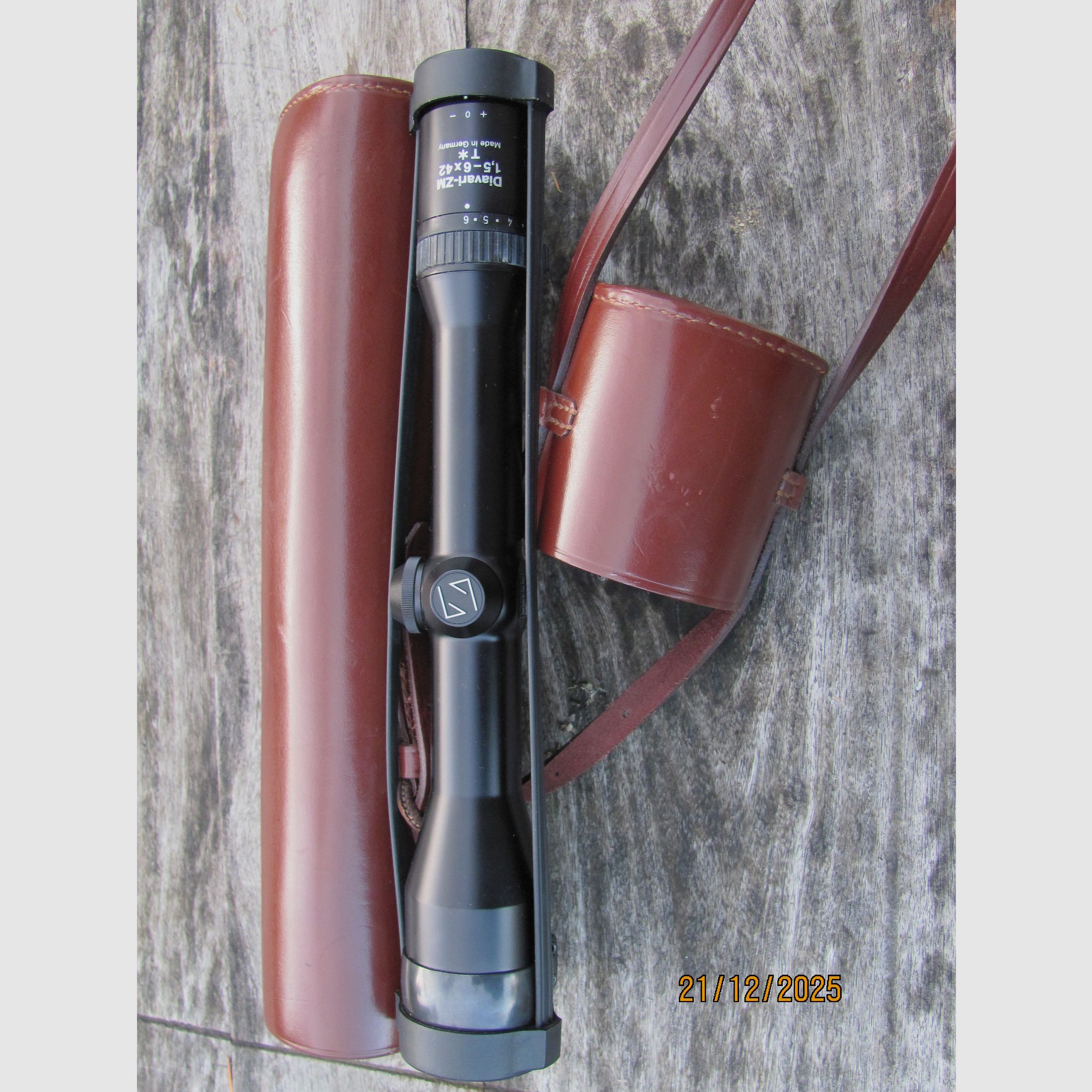 Zeiss Diavari 1.5 - 6x42 in very good condition with leather case