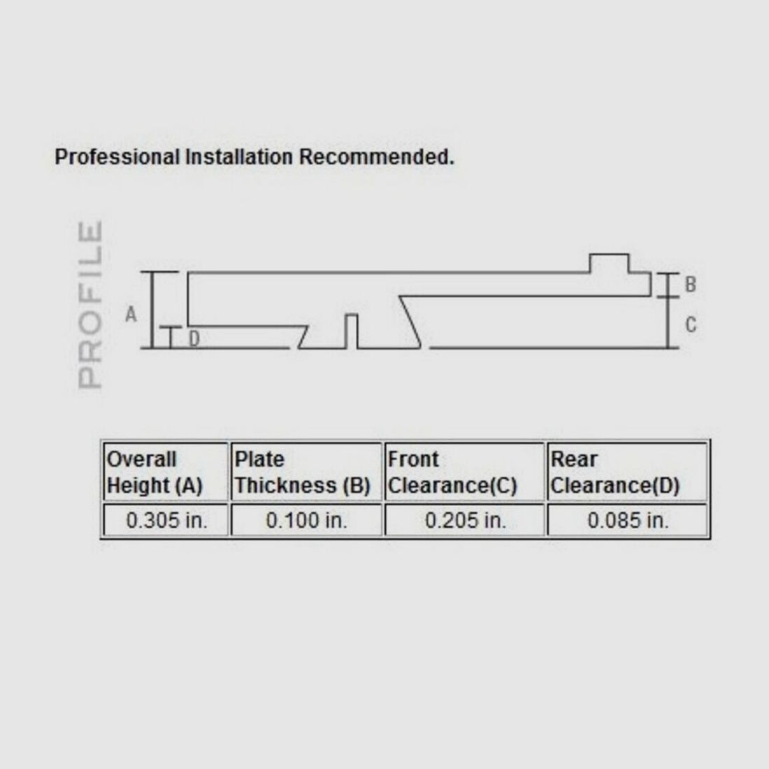 Trijicon RMR/SRO Mount H&K 45/P30/SFP9