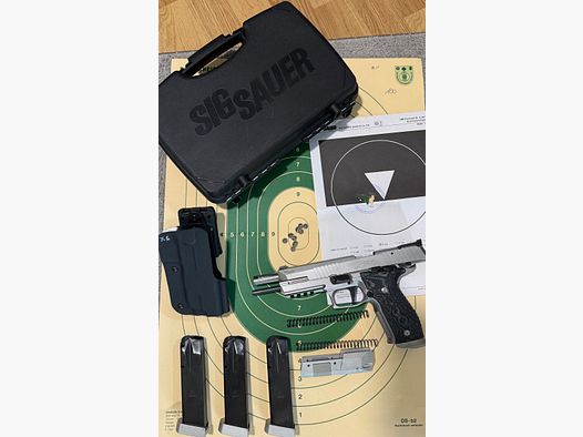 Sig Sauer P226 X-Six Supermatch 9mm German manufacture with accessories
