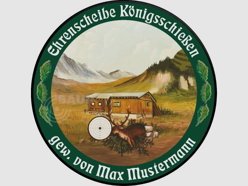 Schützenscheibe ECO-LINE Motiv 137
