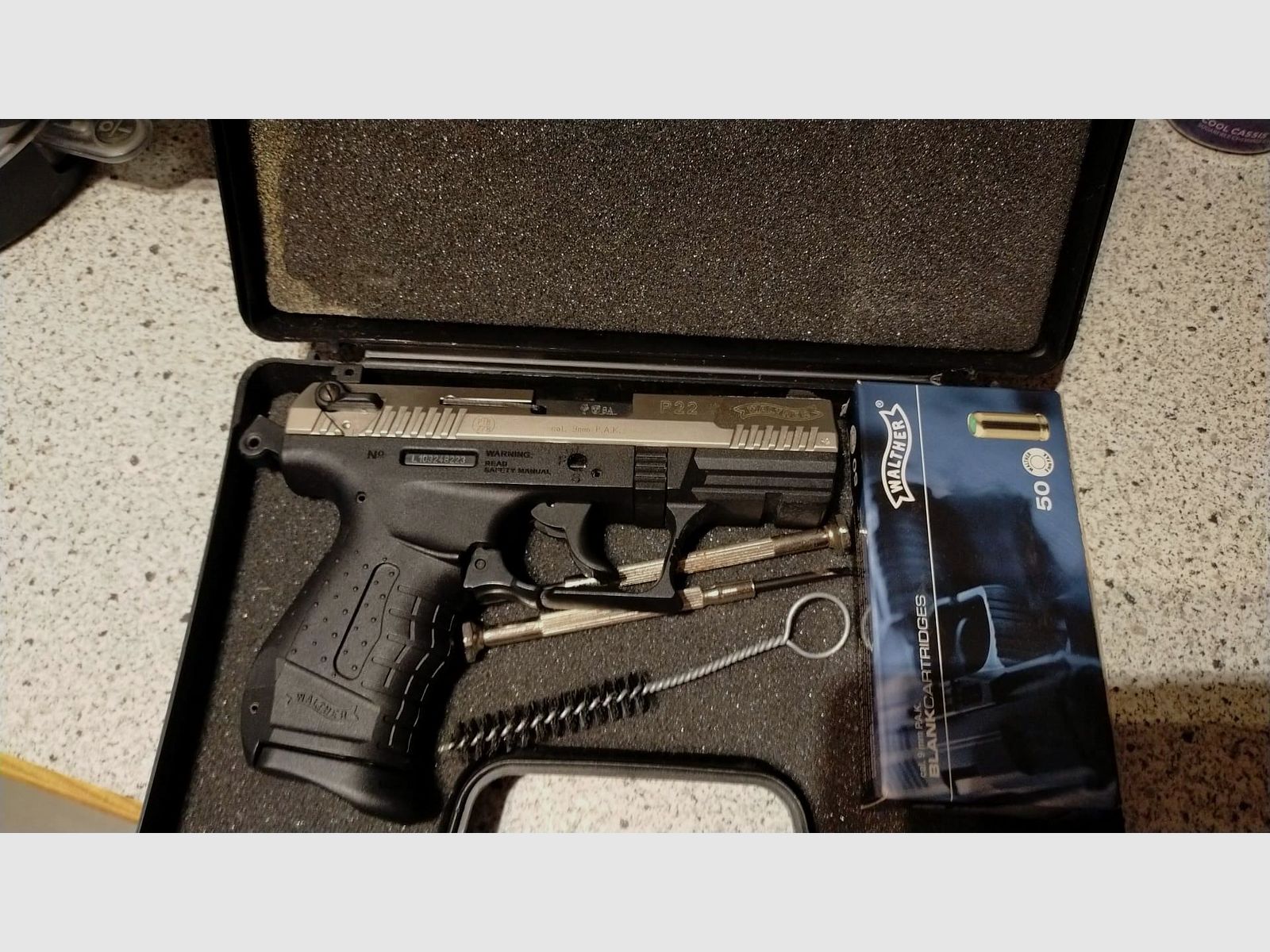 Walther P22 Schreckschuss mit Munition