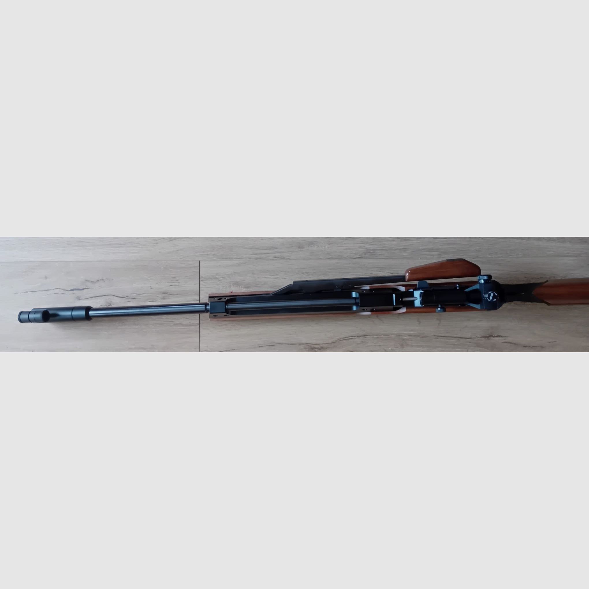 Karabinek pneumatyczny Walther LGM 1   Prawy - Lewy - Kolba 