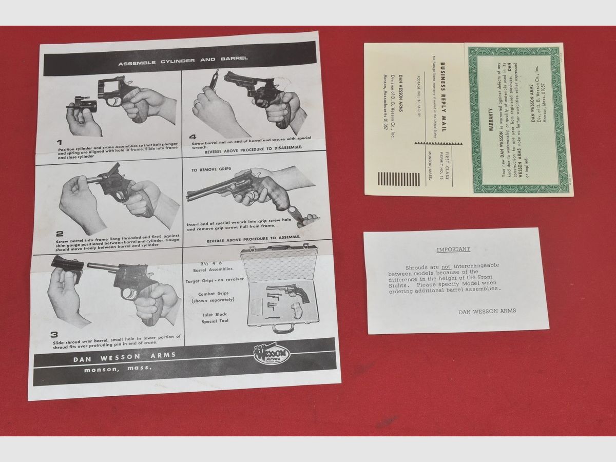 #8478 DAN WESSON MODEL 12 revolver, cal. 357 Mag., immagine 19 di 21