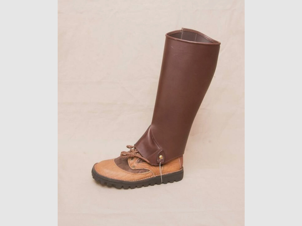 Hunting gaiters genuine leather