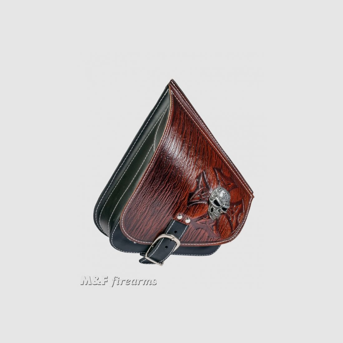 AGM Rahmentasche (Schwingentasche), linksseitig, passend für alle Harley-Davidson Softailmodelle