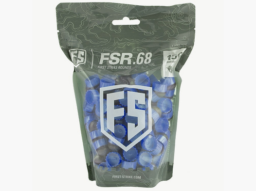 First Strike Paintballs bolsa de 150 disparos (gris/azul)