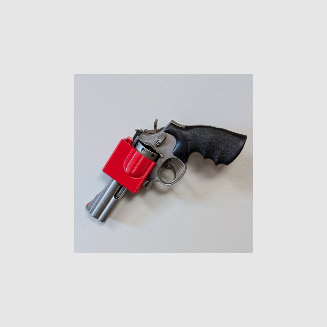 Magnetisches Blockholster für Revolver und baugleiche für Waffenschrank - Zubehör für den Waffenschrank