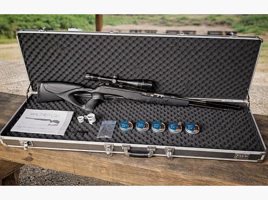 Carabina de aire Walther LGU Varmint con mira telescópica 4,5mm Diabolo, maletín y accesorios