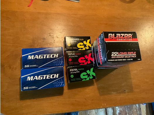 Munition 22 lr, 223 Remingtion