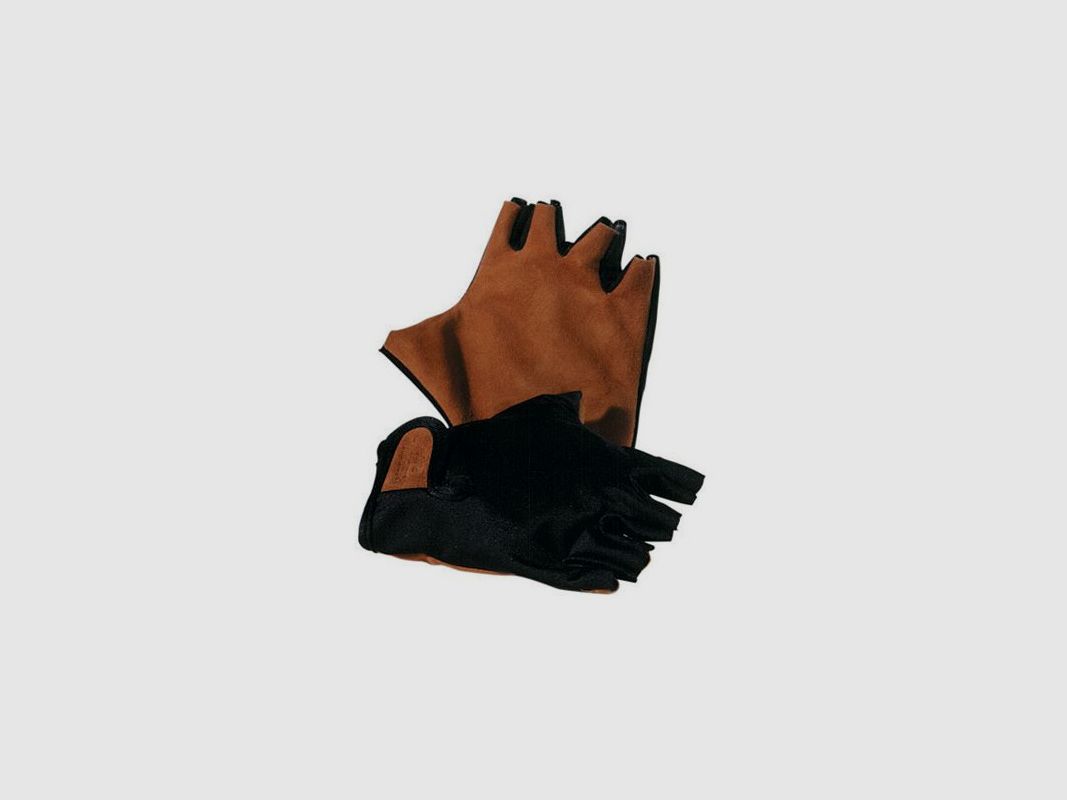 Bruine Vingerloze Leren Handschoenen Riserva Art. R1064, afbeelding 2 van 2