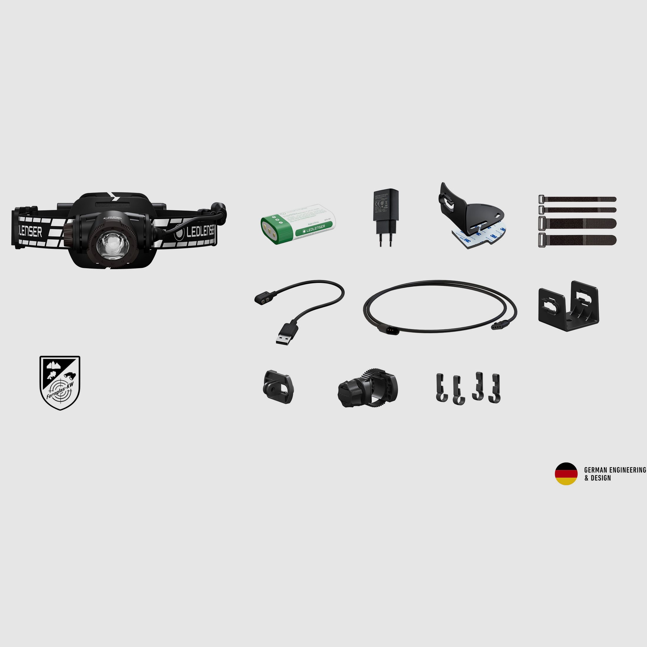 Ledlenser 502197 H7R Signature lampada frontale 260m 1200 lumen