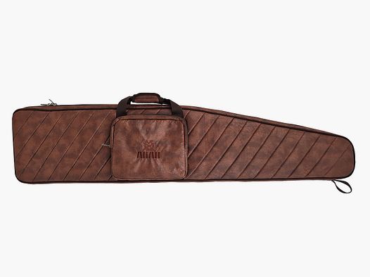 Rifle case with backpack carrying straps