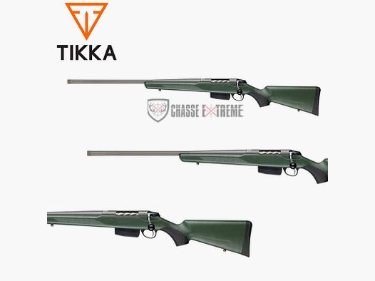 TIKKA T3X Lite Roughtech Flutée Grün Linkshänder