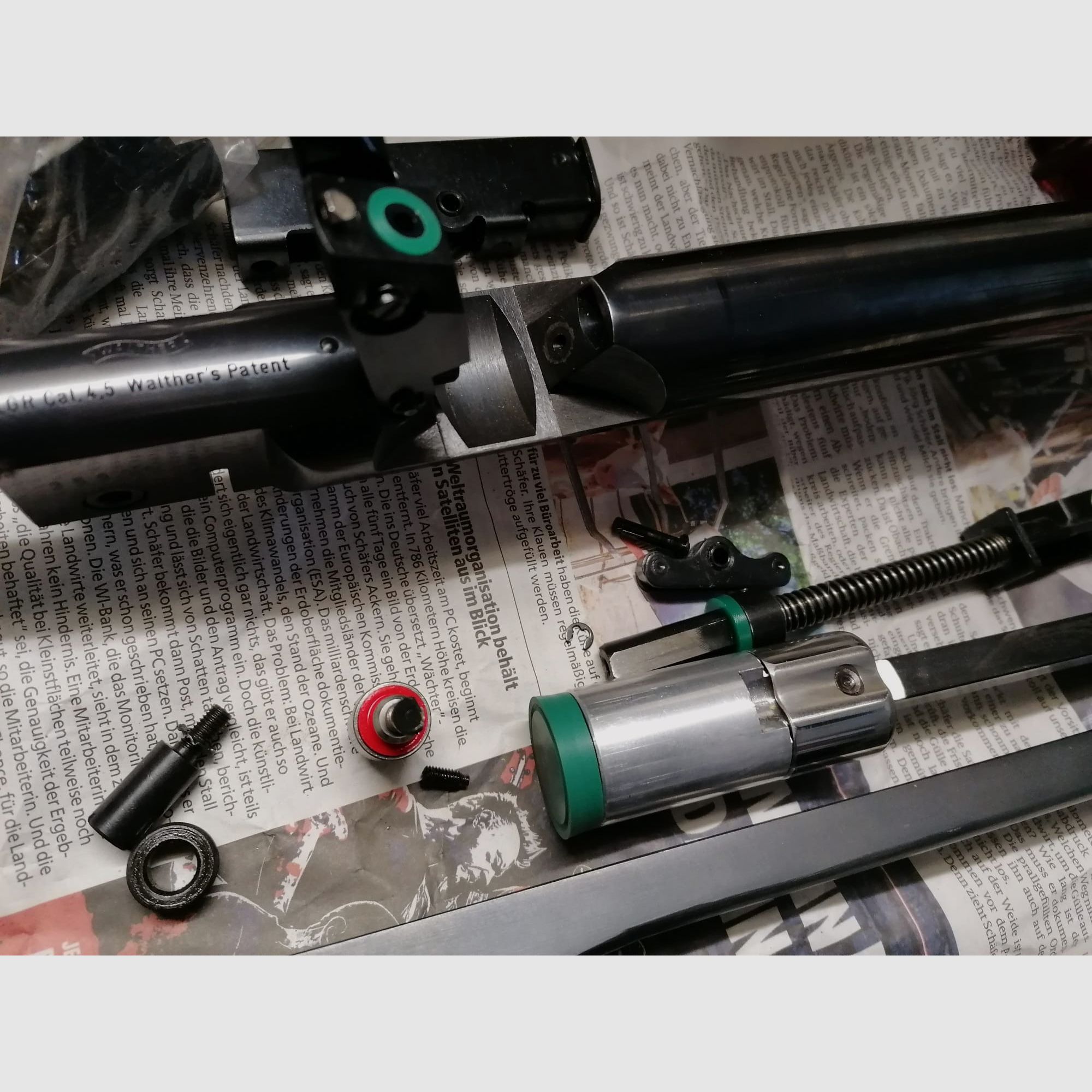 Air rifle Walther LGR sniper conversion completely revised