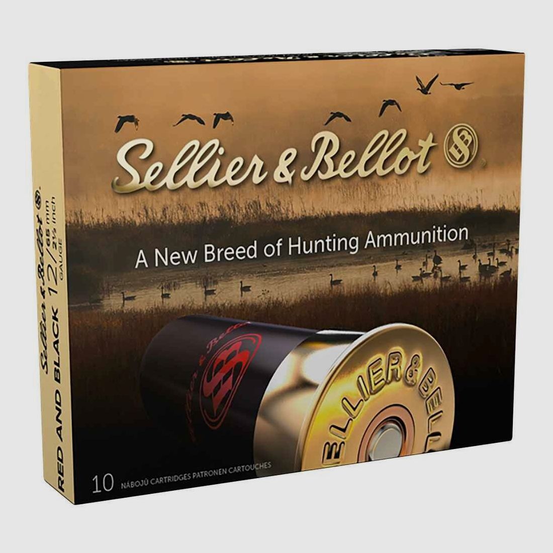 Sellier & Bellot 12/65 Red and Black Pappe 3,5mm 33,5g